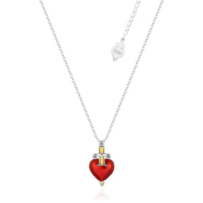 Disney Couture Kingdom - Villains Snow White Evil Queen Heart Dagger Necklace
