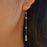 Ania Haie - Gold Cascade Station Drop Earrings