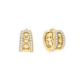 Ania Haie - Gold Sparkling Shell Pearl Huggies