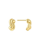 Ania Haie - Rope Twist Studs Gold Plate