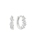 Ania Haie - Zig-Zag Huggies Sterling Silver