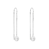 Najo - Double Beat Thread Earring Silver