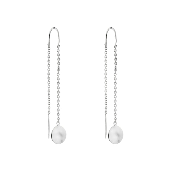 Najo - Double Beat Thread Earring Silver