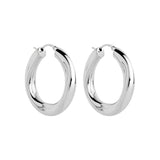 Najo - Dune Medium Hoop Earring Silver