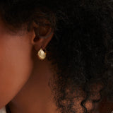 Najo - Cloud Catcher Hoop Earrings Gold Plated