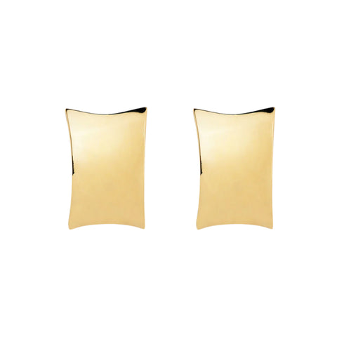 Najo - Comet Stud Earrings Gold Plated
