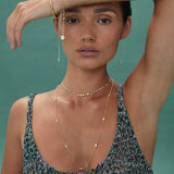 Najo - Sunbeam Stud Drop Earrings