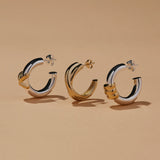 Najo - Tendresse Two-Tone Hoops