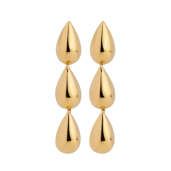 Najo - Liora Triple Drop Stud Earring