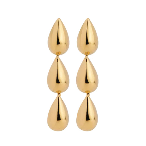 Najo - Liora Triple Drop Stud Earring