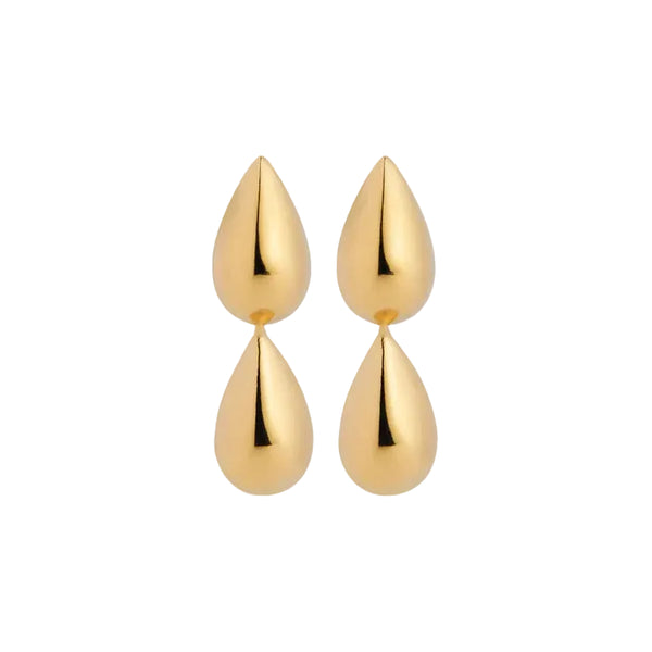 Najo - Liora Double Drop Stud Earring