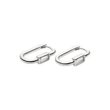 Najo - Skye CZ set Huggies Sterling Silver