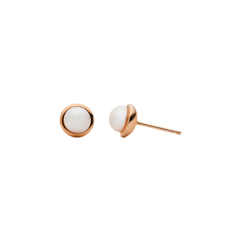 Najo - Moonbeam Studs Rose Gold Plate