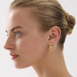 Najo - Astra Earrings Gold Plate