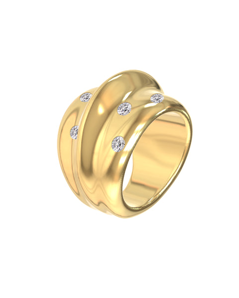 Edblad - Barre Ring Maxi Gold