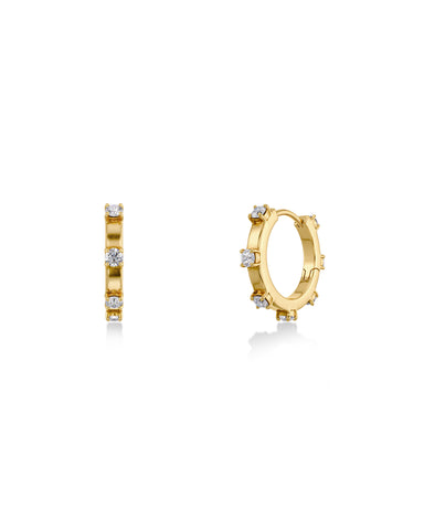 Edblad - Celeste Hoops Small Gold Plate