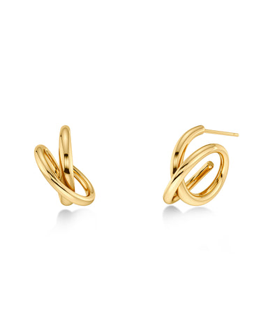 Edblad - Nouveau Hoops Small Gold Plate