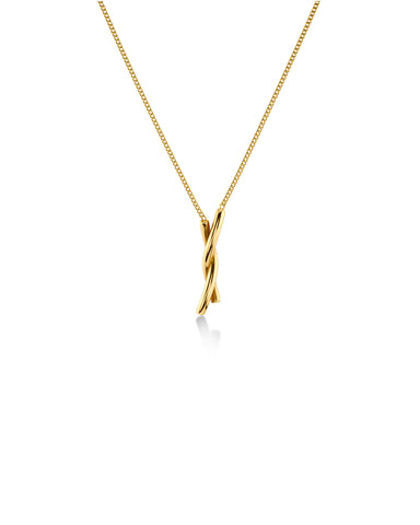 Edblad - Novel Knot Necklace Gold Plate
