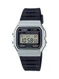 Casio - Basic Men's Digital Retro Black & Silver Watch