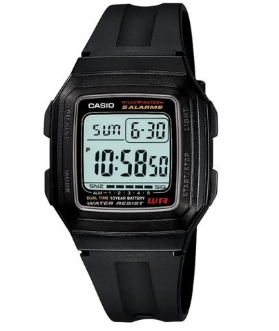 Casio - Digital Square Face Black