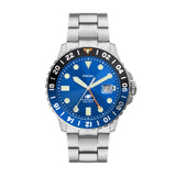 Fossil - Fossil Blue GMT Stainless Steel Watch