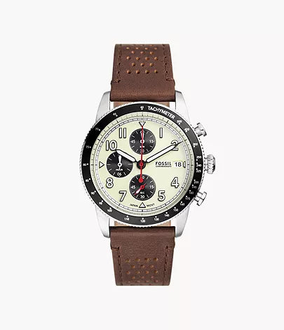 Fossil - Sport Tourer Chronograph Brown Leather Watch