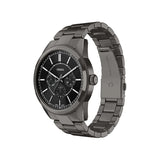 Fossil - Pearson Multifunction Gunmetal Stainless Steel Black Dial Watch