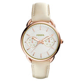 Fossil - Rose Gold & White Dial Watch