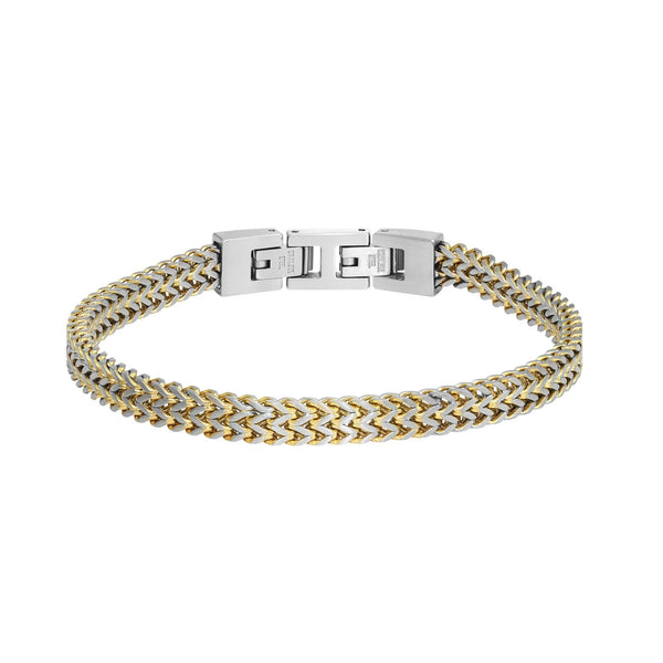 Rochet - Two Tone Woven Bracelet Stainless Steel