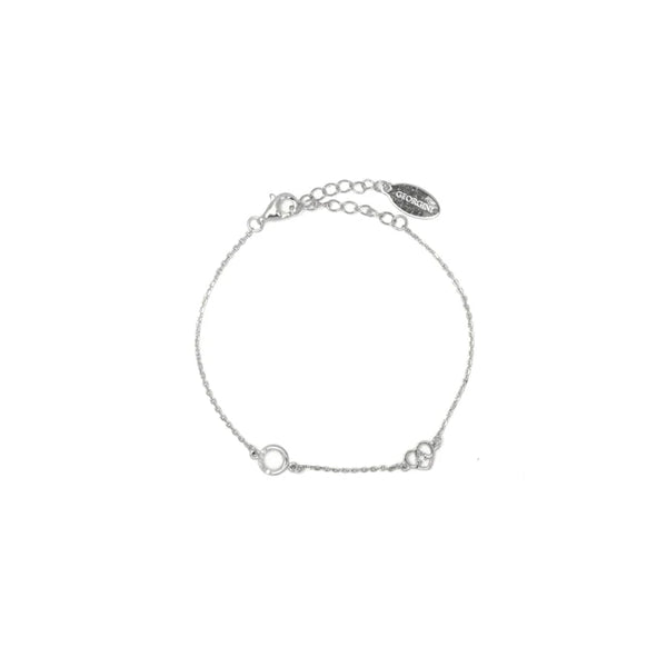 Diamonds by Georgini - Five Natural Diamond Circle Bracelet Silver