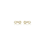 Diamonds by Georgini - Fourteen Natural Diamond Infinity Earrings Gold