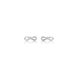 Diamonds by Georgini - Fourteen Natural Diamond Infinity Earrings Silver