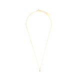 Diamonds by Georgini - Freshwater Pearl and Diamond June Pendant Gold Plate