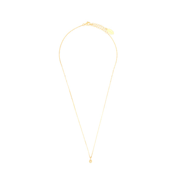 Diamonds By Georgini - Opal & Diamond October Necklace Gold