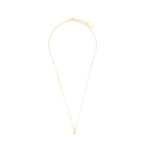Diamonds By Georgini - Opal & Diamond October Necklace Gold