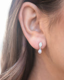 Georgini - Oceans Whitsundays Freshwater Pearl Earrings Silver