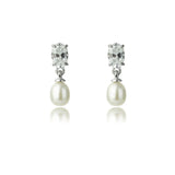 Georgini - Oceans Whitsundays Freshwater Pearl Earrings Silver