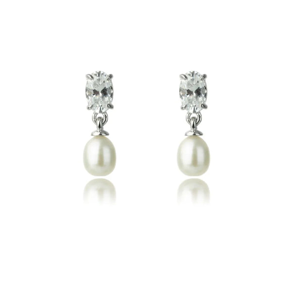 Georgini - Oceans Whitsundays Freshwater Pearl Earrings Silver