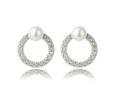 Georgini - Oceans Byron Freshwater Pearl Earrings Silver