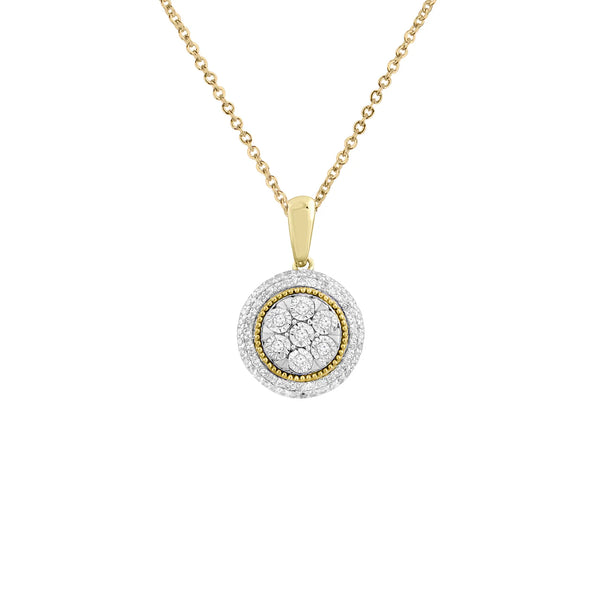 Brent Weatherall - 9ct Yellow Gold 0.15ct Diamond Pendant