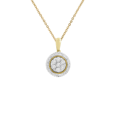 Brent Weatherall - 9ct Yellow Gold 0.15ct Diamond Pendant