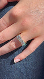 BWJ - 9ct Two Tone 3X Lab Diamond Set Ring