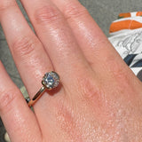 BWJ - 9ct Yellow Gold Certificated 1.50ct  F VS  Lab Grown Diamond Semi Rub Set Solitaire Ring