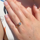 BWJ - 9ct Two Tone 6X Claw set Lab Grown Diamond 1ct Solitaire