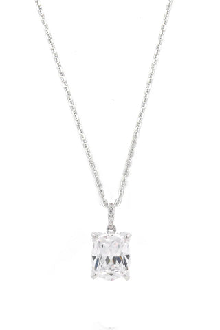 Georgini - Sydney Soirée Elaine Cushion Cut Pendant Silver