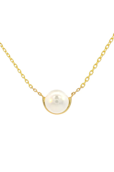 Georgini - Adagio Crescent Nine - 2 - Five Pearl Necklace Gold