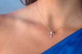 Georgini - Oceans Freshwater Pearl Cross Silver