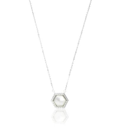 Georgini - Oceans Torquay Mother of Pearl Necklace Silver