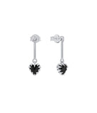 Stolen Girlfriends Club - Love Claw Bar Earrings Silver