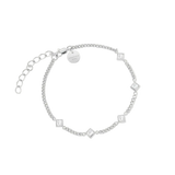 Rosefield Jewellery - Crystal Bracelet Silver